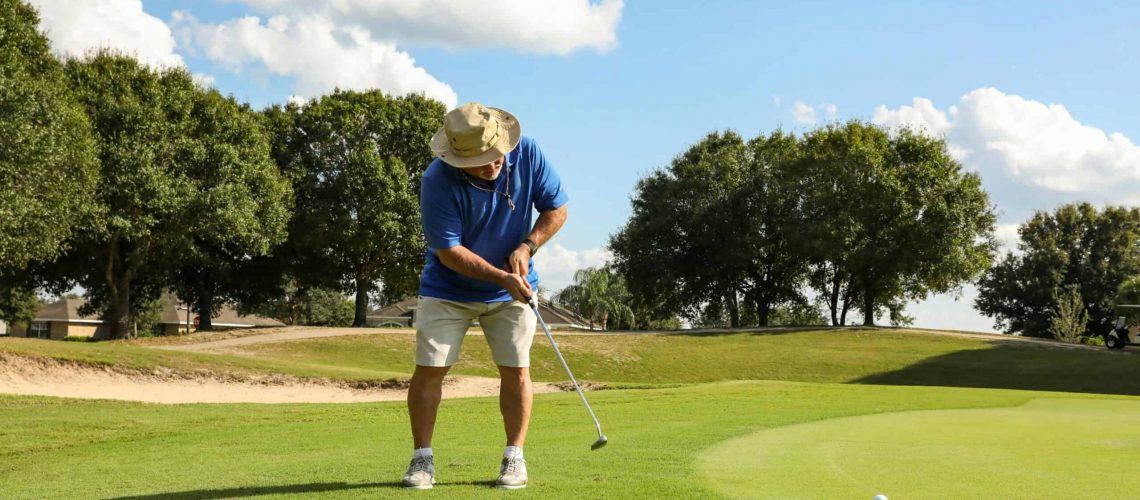 Golfing in a Texas active community.